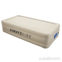 Bestway - AlwayzAire Fortech Airbed with Built-in AC Pump, 17 Inch Twin   566953384